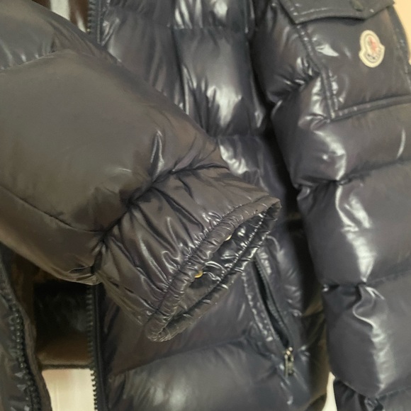 Moncler Navy Blue Down Maya Jacket - Picture 10 of 12